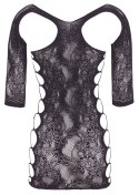 Mandy Mystery Lingerie Mini Sukienka Koronkowa Czarna S-L Bezszwowa