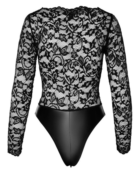 Noir Handmade Body koronkowe z matowym dołem, czarne, rozmiar L Noir Handmade Body koronkowe z matowym dołem, czarne, rozmiar L