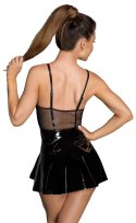 Noir Handmade Sukienka Mini Błyszcząca Połprzezroczysta M
