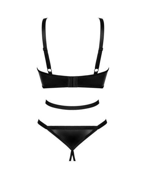 Obsessive Armares Body czarne M/L paski regulowane wet look Obsessive Armares Body czarne M/L paski regulowane wet look