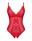 Obsessive Chilisa Body Koronkowe M/L z Dekoracyjnym Serduszkiem