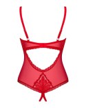 Obsessive Chilisa Body Koronkowe M/L z Dekoracyjnym Serduszkiem