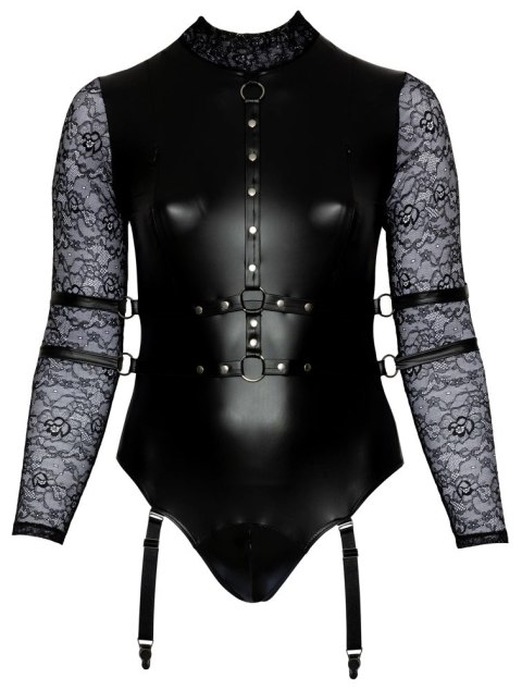 Cottelli Collection Bondage Body matowe XL koronkowe rękawy Cottelli Collection Bondage Body matowe XL koronkowe rękawy