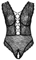 Cottelli Curves Body Koronkowe Rożowe Złoto 90E/XL Regulowane