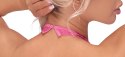 Cottelli LINGERIE Body Koronkowe Rożowe Halterneck L/XL