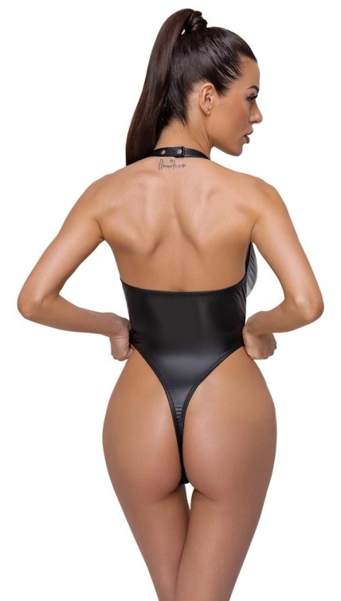 Cottelli PARTY Body matowe czarne M z głębokim dekoltem i wysokim wycięciem Cottelli PARTY Body matowe czarne M z głębokim dekoltem i wysokim wycięciem