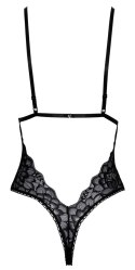 Kissable Body Koronkowe Czarny S/M z Satynową Kokardą Regulacja