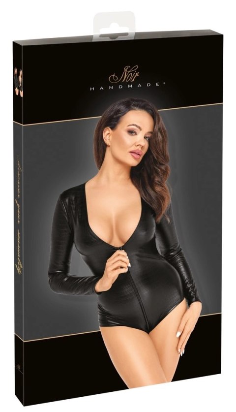 Noir Body L Skora Węża Czarny Połysk Dwukierunkowy Zamek Noir Body L Skora Węża Czarny Połysk Dwukierunkowy Zamek