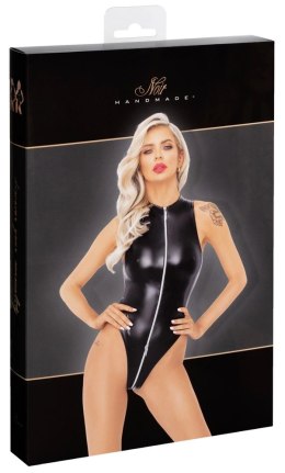 Noir Body L czarne matowe z 3-kierunkowym srebrnym zamkiem