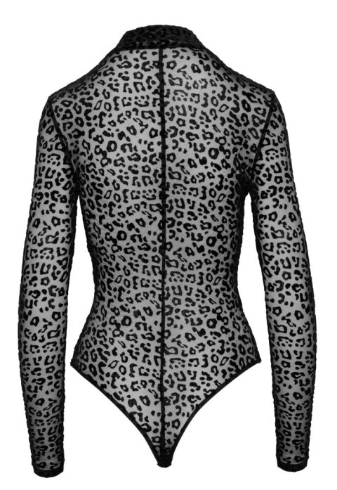 Noir Body Panterkowe Czarne M - Elastyczny Powernet, Długi Rękaw Noir Body Panterkowe Czarne M - Elastyczny Powernet, Długi Rękaw