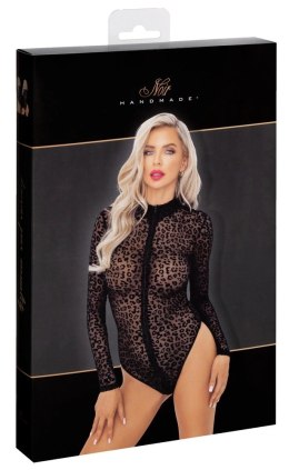 Noir Body Panterkowe Prześwitujące Czarne XL Powernet