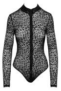 Noir Body Panterkowe Prześwitujące Czarne XL Powernet