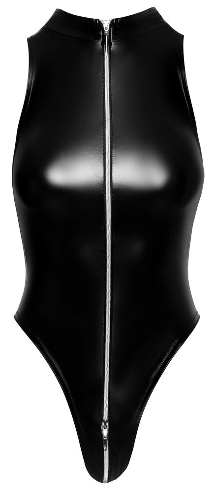Noir Body czarne matowe srebrny zamek M elastyczny powerwetlook Noir Body czarne matowe srebrny zamek M elastyczny powerwetlook