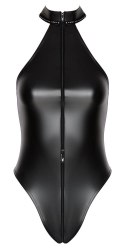 Noir Handmade Body Matowe Czarny Powerwetlook Srebrne Dżety S