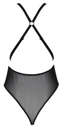Passion Zinnia Body Koronkowe z Siateczką Czarny L/XL Eco Collection
