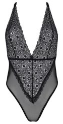 Passion Zinnia Body koronkowe czarne siateczka S/M Eco Collection