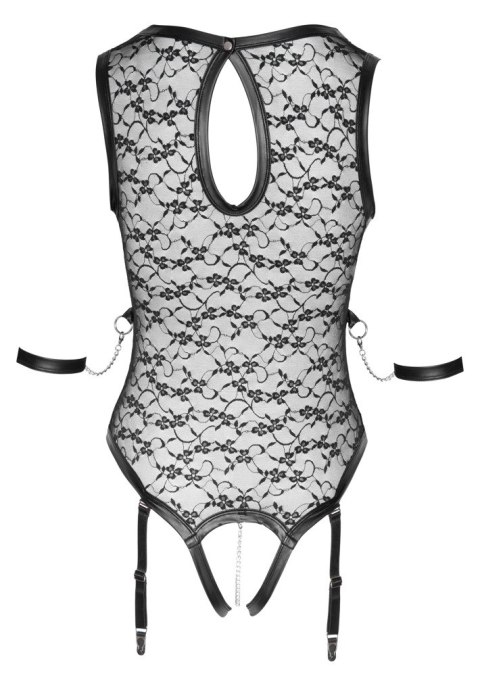 Cottelli Bondage Body Koronkowe Kwiatowe z Mankietami M Cottelli Bondage Body Koronkowe Kwiatowe z Mankietami M