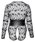Cottelli Bondage Body XL Koronka z Mankietami Na Ręce Bez Kroku