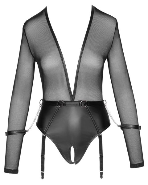 Cottelli Bondage Body Siateczkowe z Pierścieniami i Kajdankami S Cottelli Bondage Body Siateczkowe z Pierścieniami i Kajdankami S
