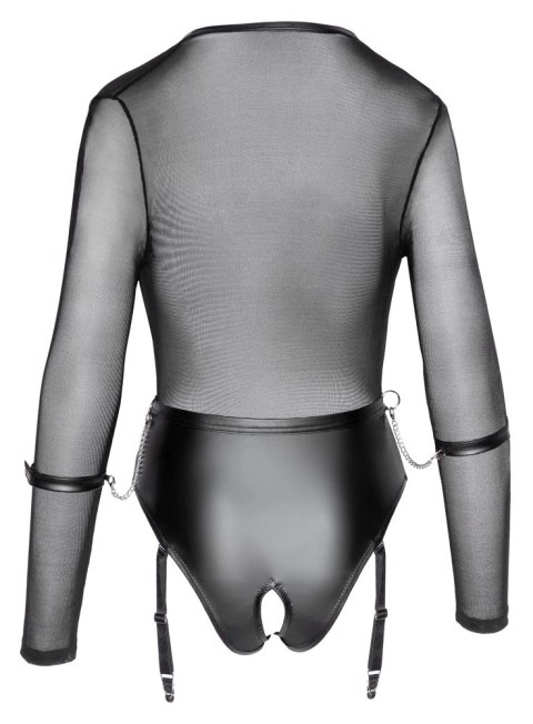 Cottelli Bondage Body Siateczkowe z Pierścieniami i Kajdankami S Cottelli Bondage Body Siateczkowe z Pierścieniami i Kajdankami S