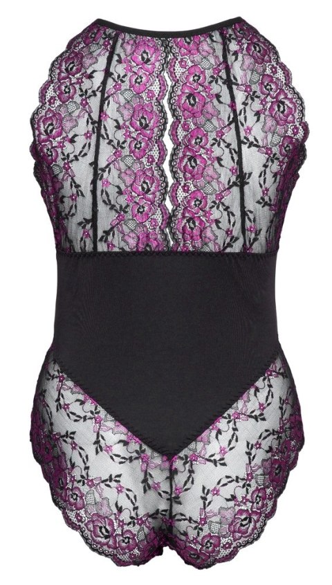 Cottelli Curves Body 4XL Dwukolorowe Koronkowe Kwiaty Zapięcie Szyi Cottelli Curves Body 4XL Dwukolorowe Koronkowe Kwiaty Zapięcie Szyi