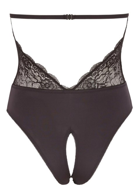 Cottelli LINGERIE Body koronkowe czarne XL z otwartym krokiem Cottelli LINGERIE Body koronkowe czarne XL z otwartym krokiem