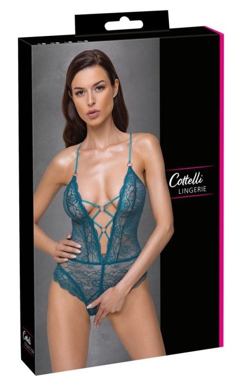 Cottelli Lingerie Body Koronkowe Paseczki Zielone XL Regulowane Cottelli Lingerie Body Koronkowe Paseczki Zielone XL Regulowane