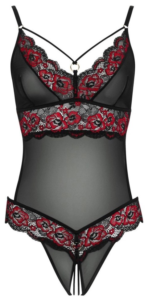 Cottelli Lingerie Body Kwiatowa Dwukolorowa Koronka L/XL Cottelli Lingerie Body Kwiatowa Dwukolorowa Koronka L/XL