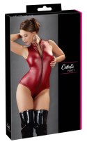 Cottelli PARTY Body Czerwone Błyszczące z Długim Zamkiem M