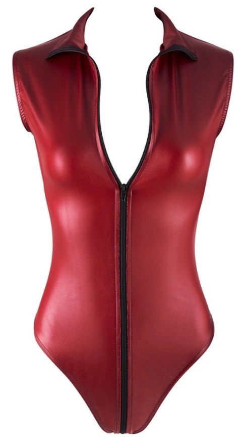 Cottelli PARTY Body XL Bordowe Błyszczące z Dwustronnym Zamkiem Cottelli PARTY Body XL Bordowe Błyszczące z Dwustronnym Zamkiem