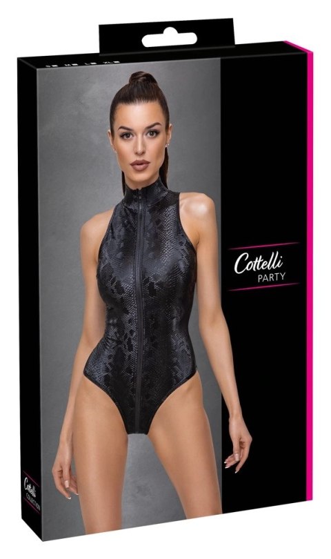 Cottelli PARTY Body matowa imitacja skory węża S, zamek dwukierunkowy Cottelli PARTY Body matowa imitacja skory węża S, zamek dwukierunkowy