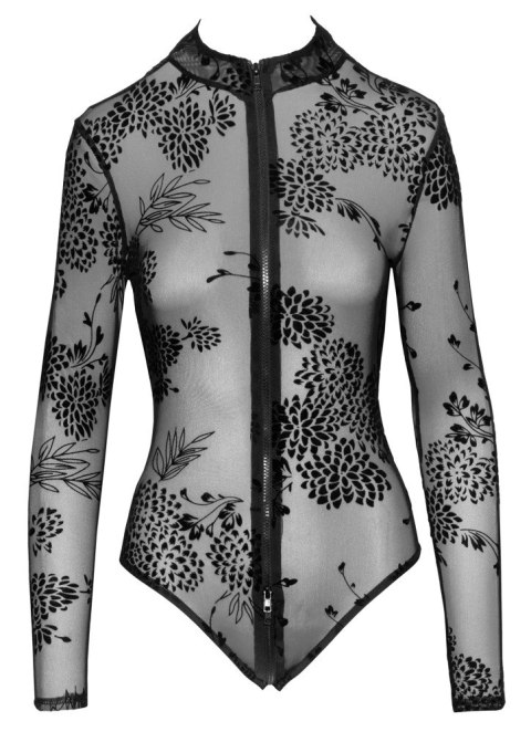 Noir Body Damskie z Długim Rękawem Kwiatowy Wzor M Czarny Noir Body Damskie z Długim Rękawem Kwiatowy Wzor M Czarny