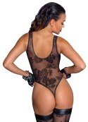 Noir Body Powernet Czarne XL - Klasyczny Kroj z Flockiem