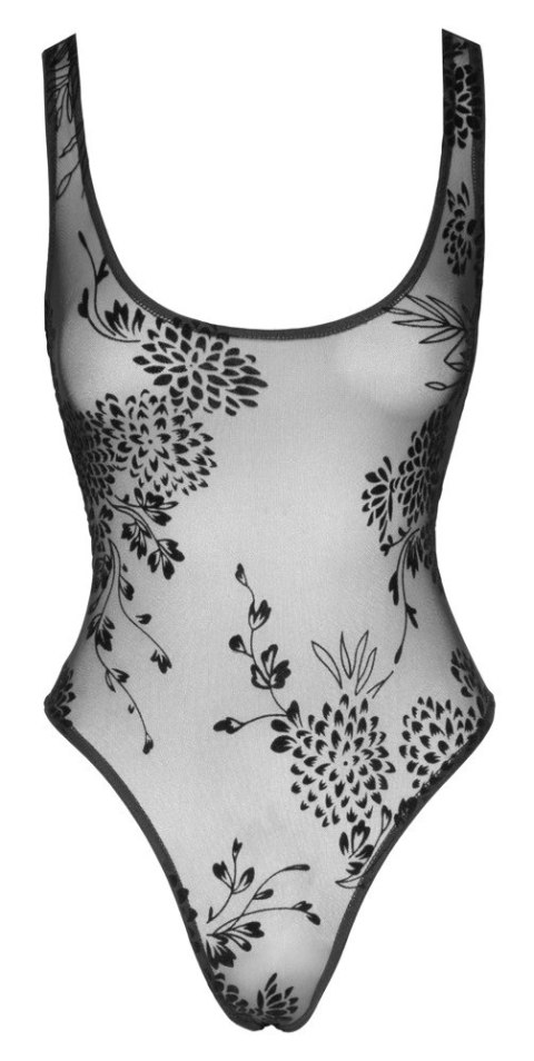Noir Body Powernet Czarne S - Przewiewny Model z Aksamitnym Nadrukiem Noir Body Powernet Czarne S - Przewiewny Model z Aksamitnym Nadrukiem