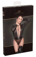 Noir Body damskie siateczkowe czarne S głęboki dekolt Powerwetlook