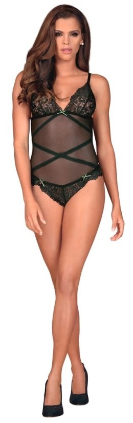Obsessive Body koronkowy doł i miseczki czarne L/XL elegancki