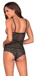 Obsessive Body koronkowy doł i miseczki czarne L/XL elegancki