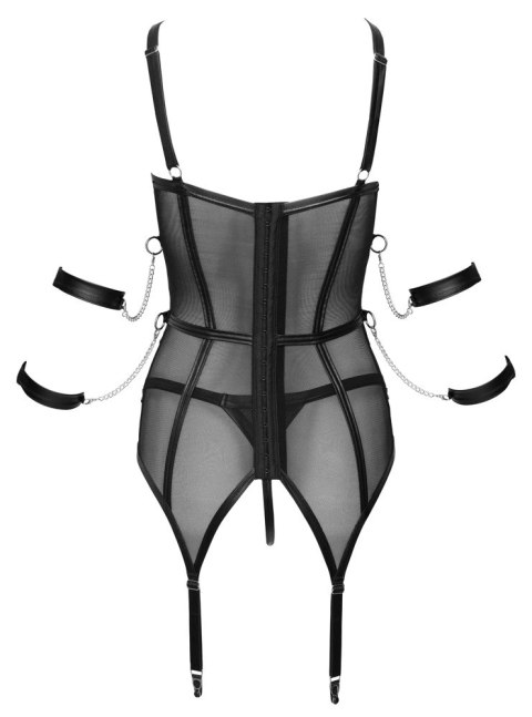 Cottelli Bondage Koszulka z Siateczki z Łańcuchami S Czarna Cottelli Bondage Koszulka z Siateczki z Łańcuchami S Czarna