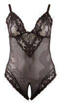 Cottelli Curves Body Plus Size 2XL z koronką i otwartą konstrukcją