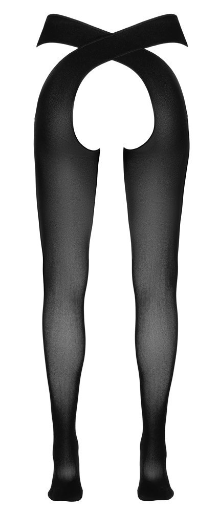 Cottelli LEGWEAR pończochy czarne z paskami biodrowymi S/M Cottelli LEGWEAR pończochy czarne z paskami biodrowymi S/M