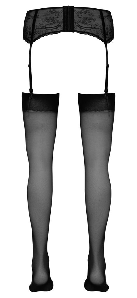 Cottelli Legwear Klasyczne Pończochy 20 den Czarne Gładkie do Pasa Cottelli Legwear Klasyczne Pończochy 20 den Czarne Gładkie do Pasa