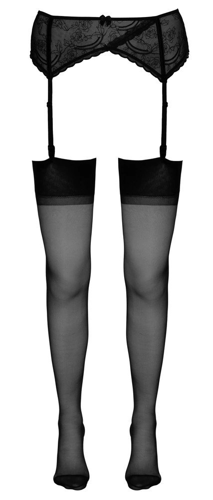 Cottelli Legwear Pończochy Czarne 15 den z Ozdobnym Szwem 6 Cottelli Legwear Pończochy Czarne 15 den z Ozdobnym Szwem 6