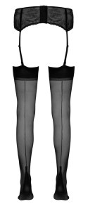 Cottelli Legwear Pończochy Czarne 15 den z Ozdobnym Szwem 6
