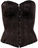 Cottelli PARTY Gorset Brokatowy Czarny L Anatomiczny Fason