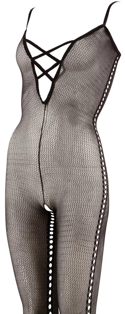 XQSE Czarne Body z Siateczki z Bocznymi Otworami 2XL/3XL XQSE Czarne Body z Siateczki z Bocznymi Otworami 2XL/3XL