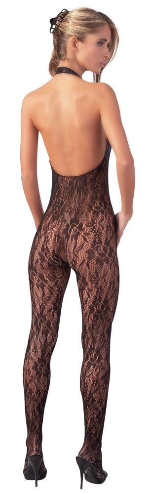 XQSE Kombinezon z siateczki czarny z perłami L/XL na szyję XQSE Kombinezon z siateczki czarny z perłami L/XL na szyję