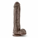 Dr. Skin Mr. Savage 29 cm - model intymny z przyssawką, kolor czekoladowy