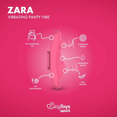 EasyConnect Zara - Intymny Wibrator Sterowany Aplikacją, Magnetyczny Klips EasyConnect Zara - Intymny Wibrator Sterowany Aplikacją, Magnetyczny Klips