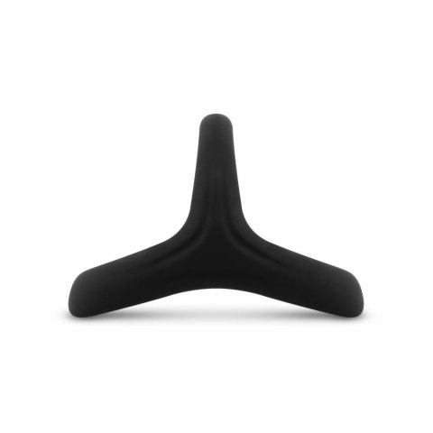 EasyToys Elastyczny silikonowy pierścień anatomiczny na krocze czarny EasyToys Elastyczny silikonowy pierścień anatomiczny na krocze czarny