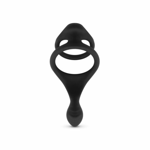 EasyToys Silikonowy Pierścień Intymny z Wypustkami 11 cm Czarny EasyToys Silikonowy Pierścień Intymny z Wypustkami 11 cm Czarny